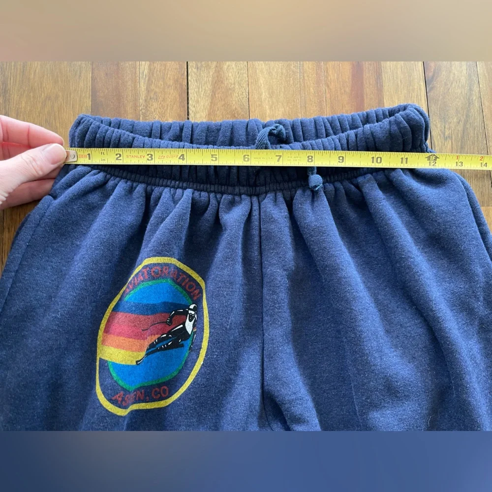 AVIATOR NATION sweatpants aspen Colorado logo blue - Picture 9 of 13